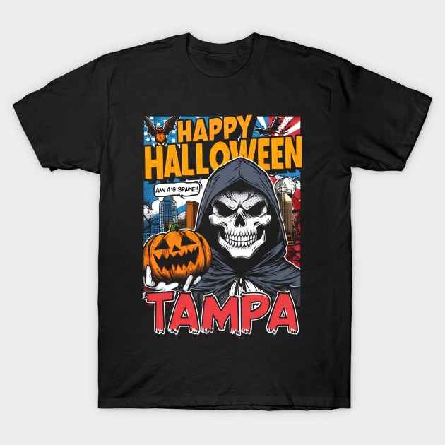 Tampa Halloween T-Shirt by Americansports